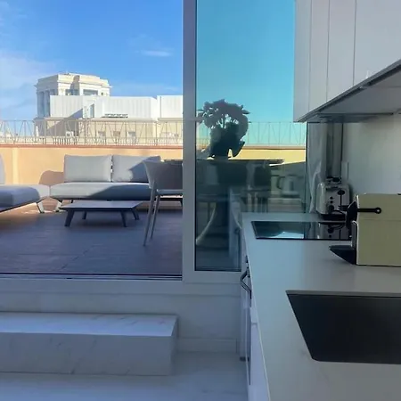 Atico Premium Rambla Catalunya - Terraza 50 M2 아파트